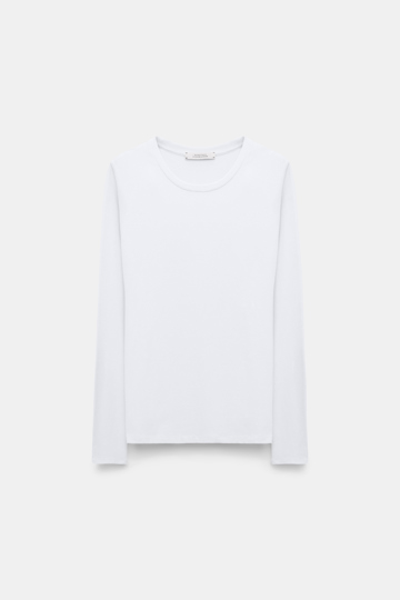 Dorothee Schumacher Long sleeve camellia white