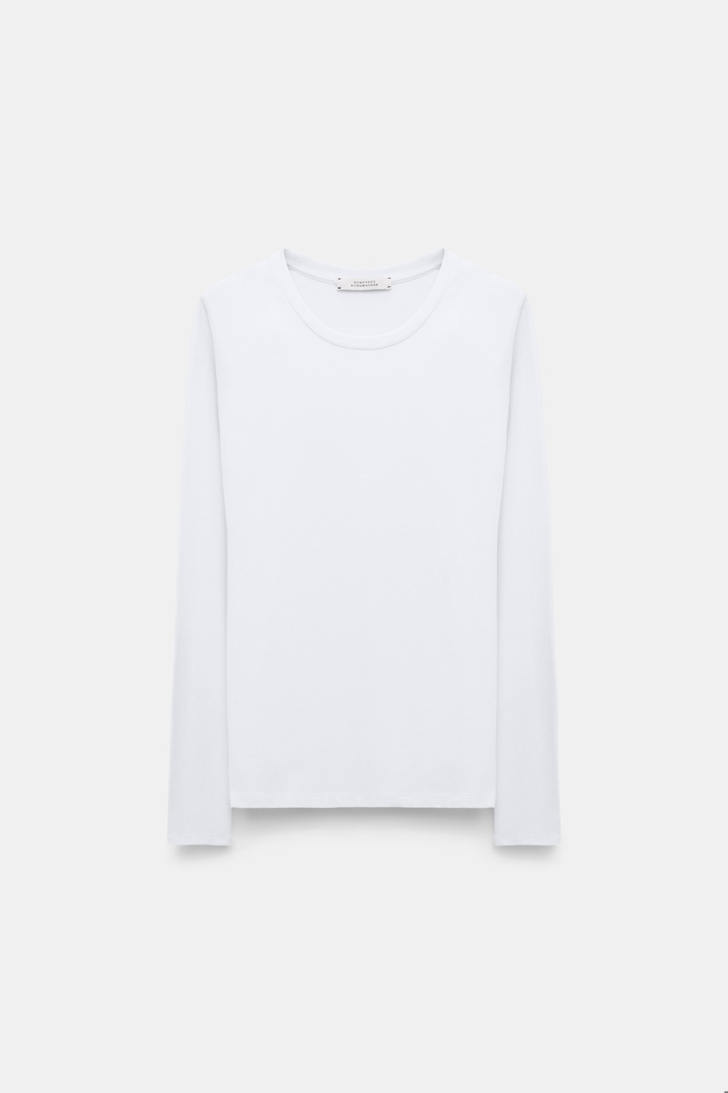 Dorothee Schumacher Women's White Long Sleeve Extra Large