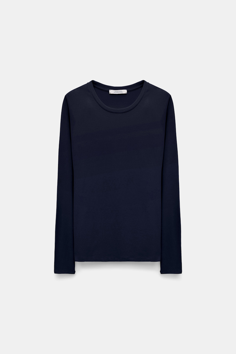 Dorothee Schumacher Women's Blue Long Sleeve Extra Large