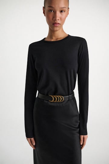 Dorothee Schumacher Langarmshirt pure black