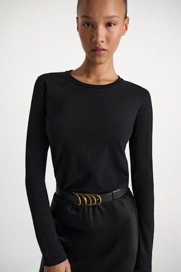 Dorothee Schumacher Langarmshirt pure black