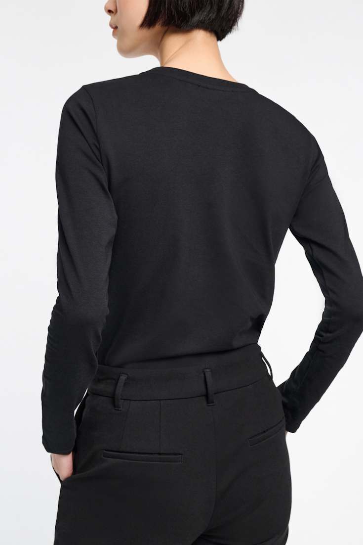 Dorothee Schumacher Langarmshirt pure black
