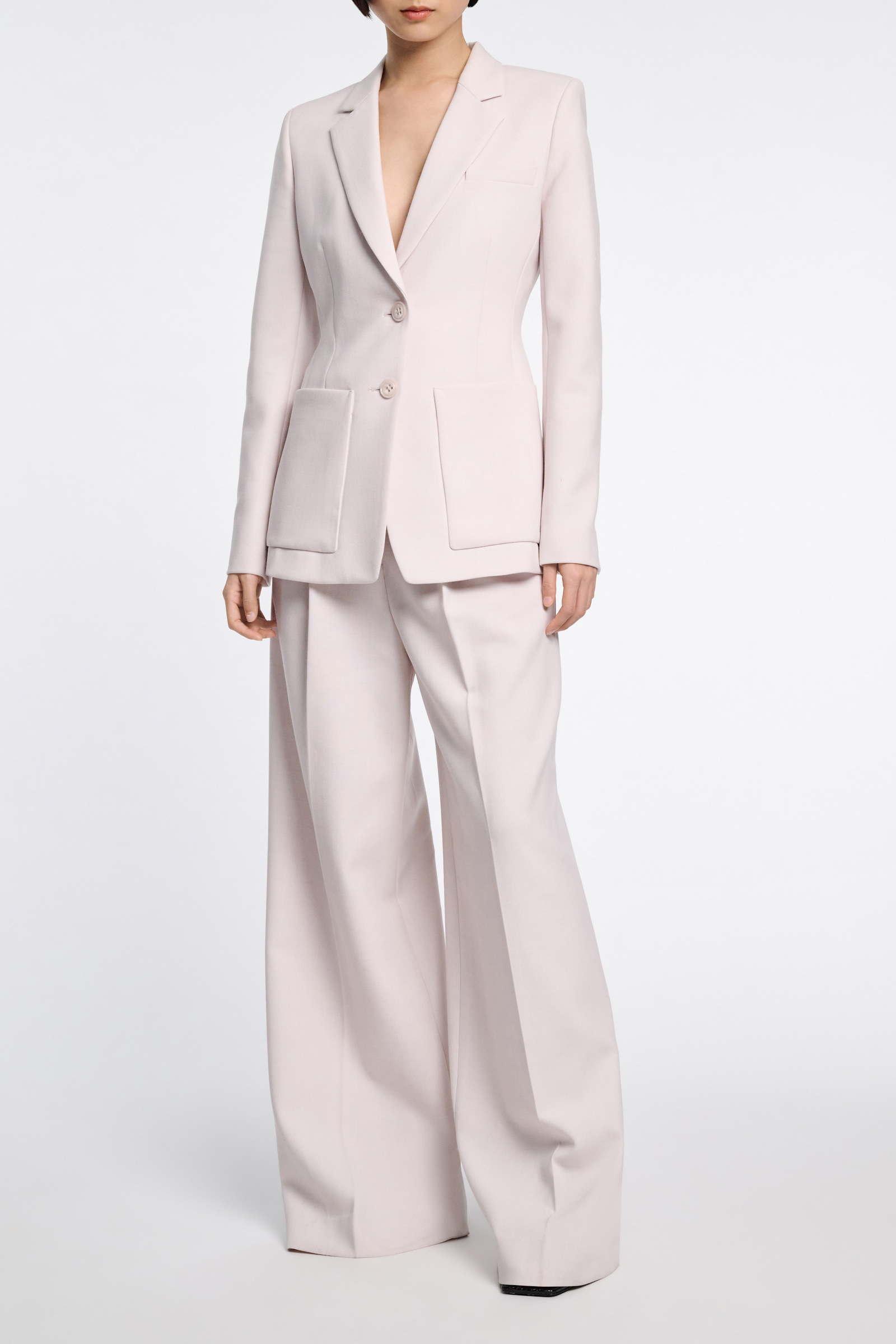 Dorothee Schumacher HOURGLASS BLAZER pearl sand