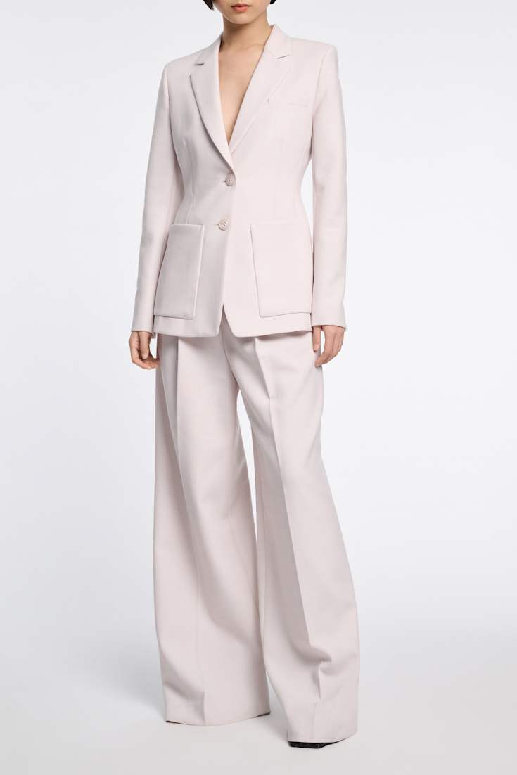 Dorothee Schumacher Hourglass blazer pearl sand