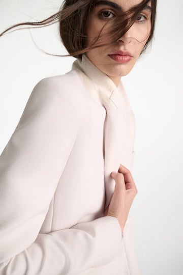 Dorothee Schumacher Hourglass blazer pearl sand