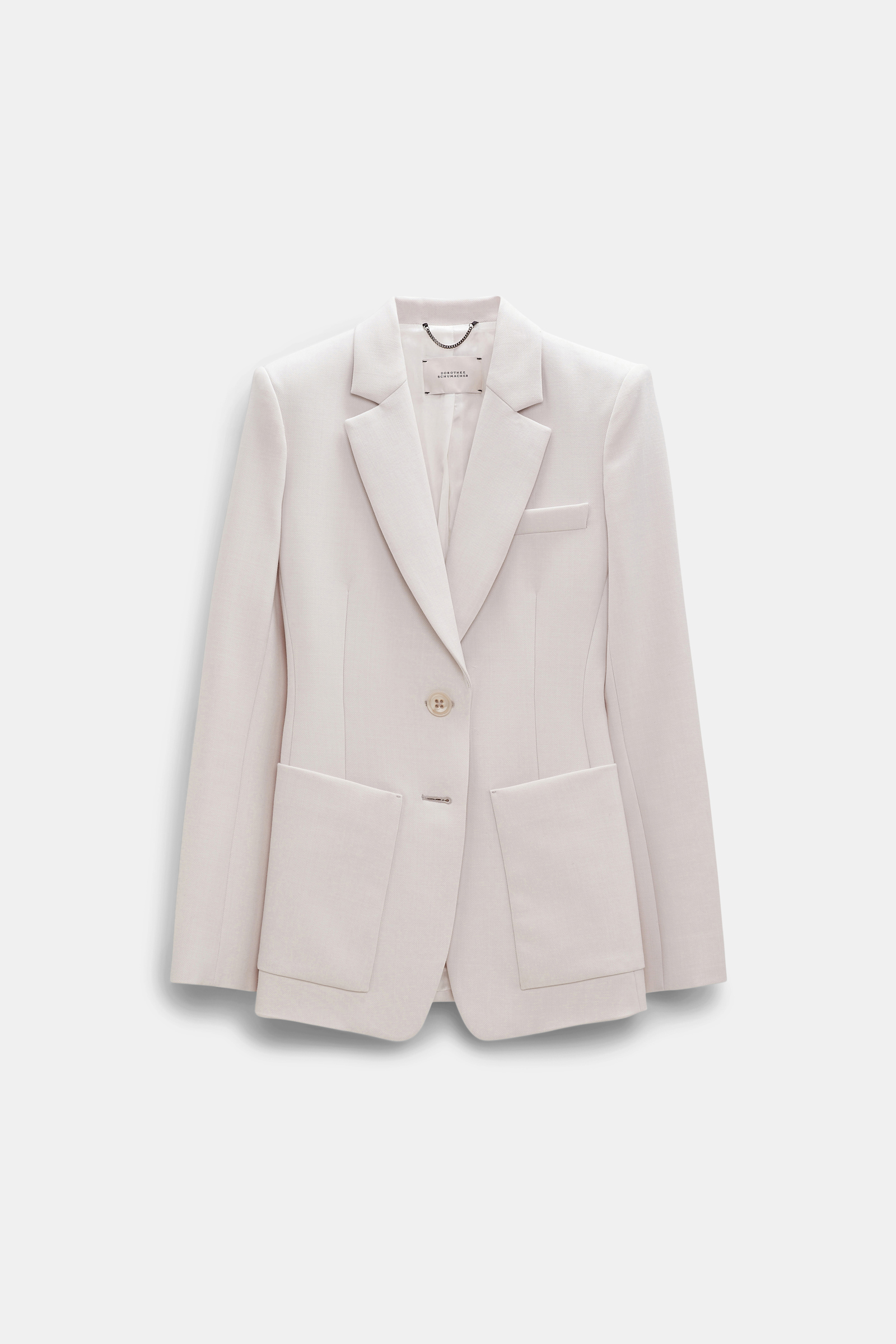 Dorothee Schumacher HOURGLASS BLAZER pearl sand