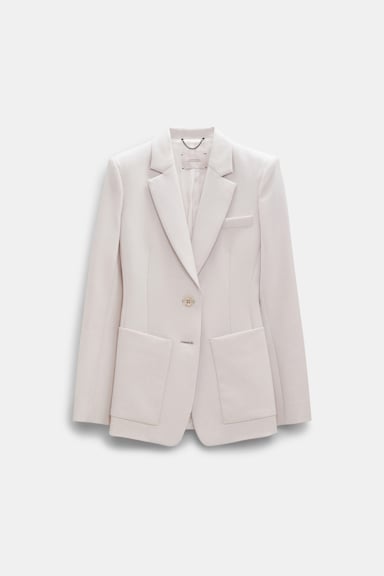 Dorothee Schumacher Hourglass blazer pearl sand