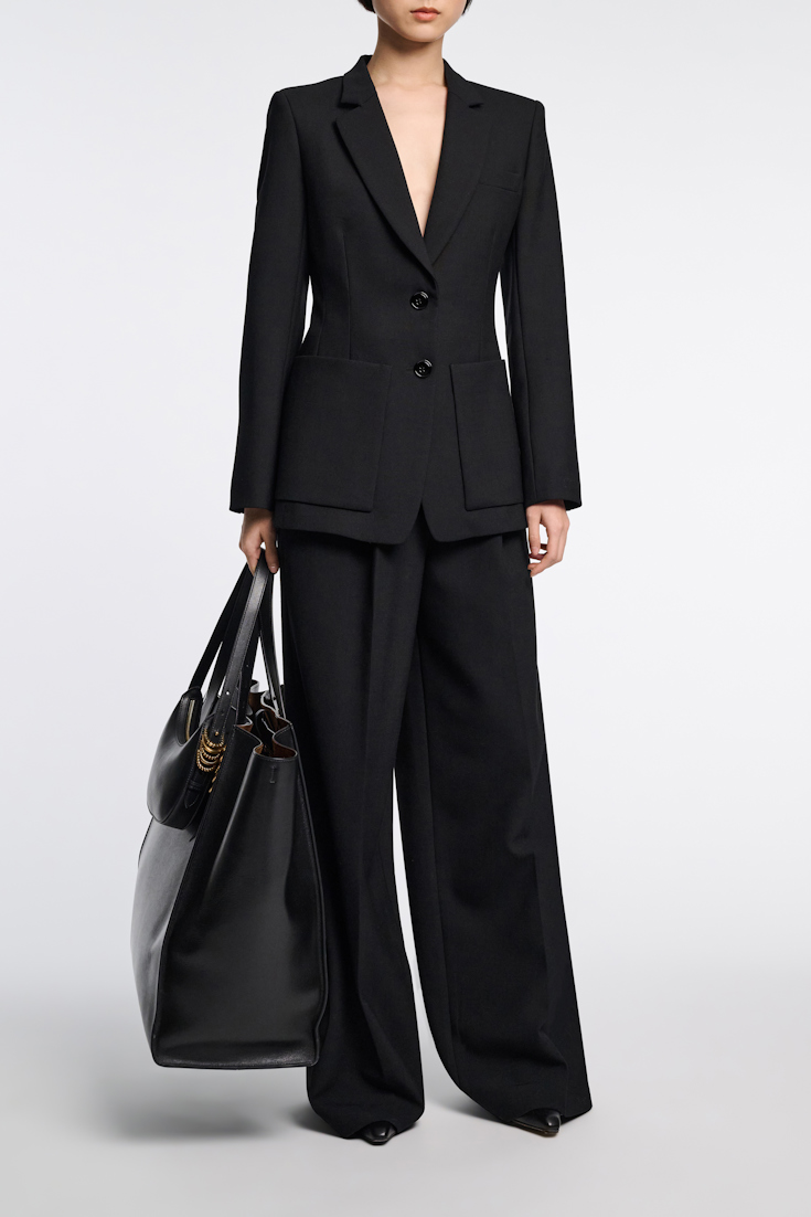 Dorothee Schumacher Hourglass blazer pure black