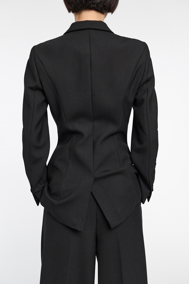 Dorothee Schumacher Hourglass blazer pure black
