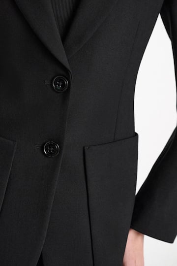 Dorothee Schumacher Hourglass blazer pure black