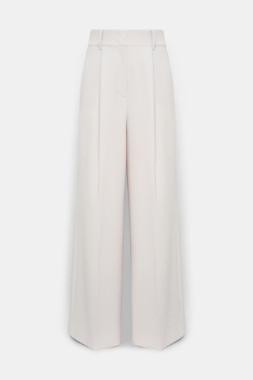 Dorothee Schumacher XL WIDE LEG PLEATED PANTS pearl sand