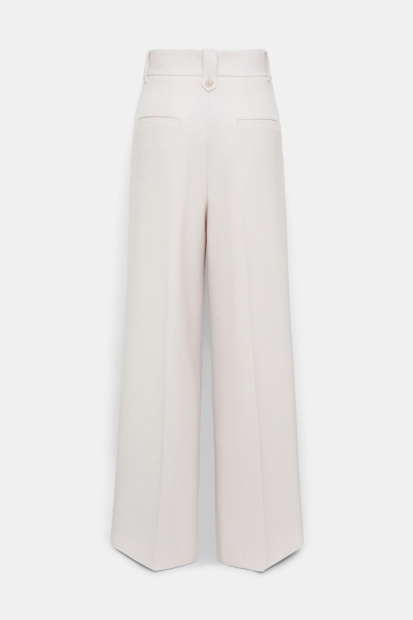 Dorothee Schumacher Wide leg pleated pants pearl sand