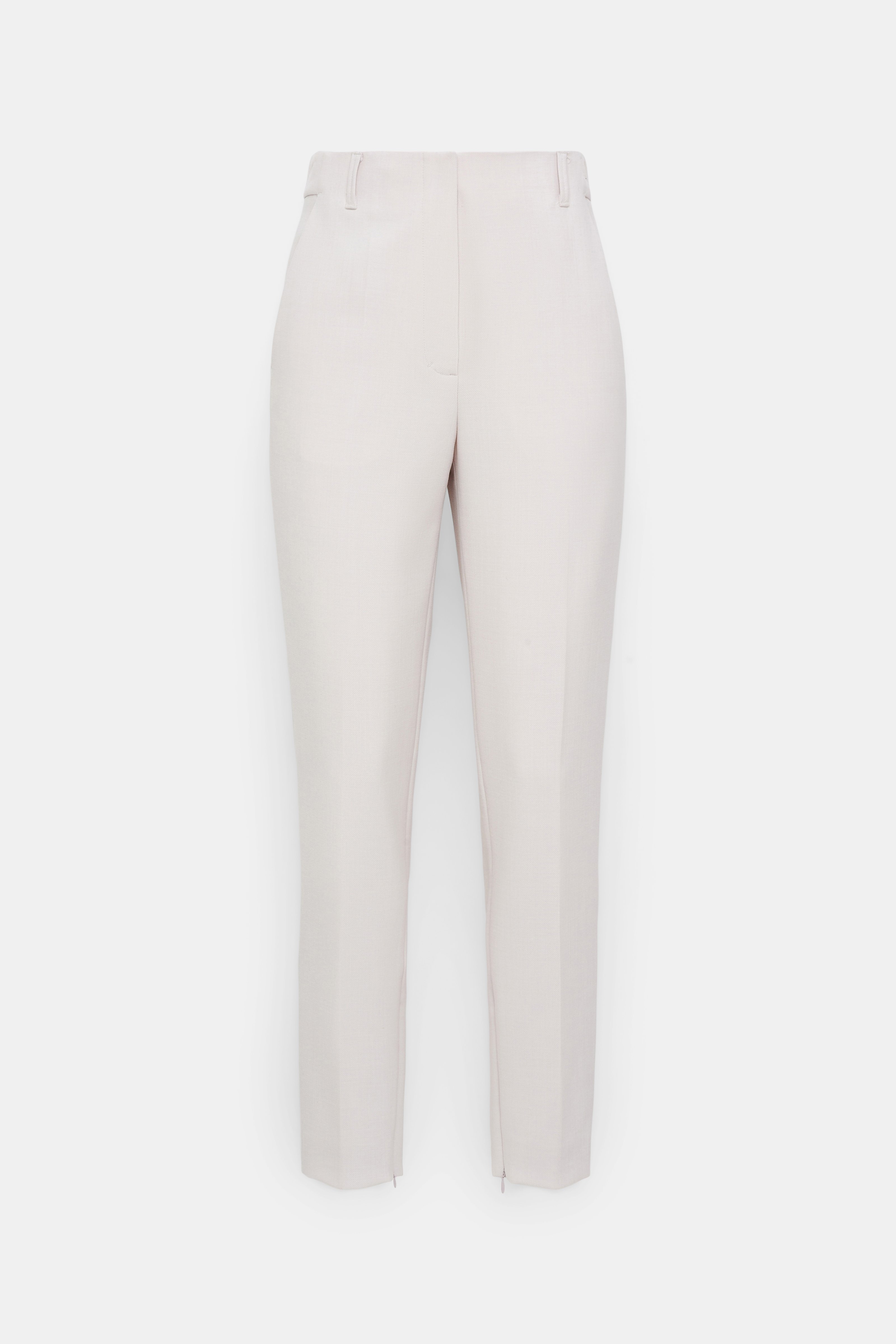 Dorothee Schumacher Wool-mix Cigarette Pants In Beige