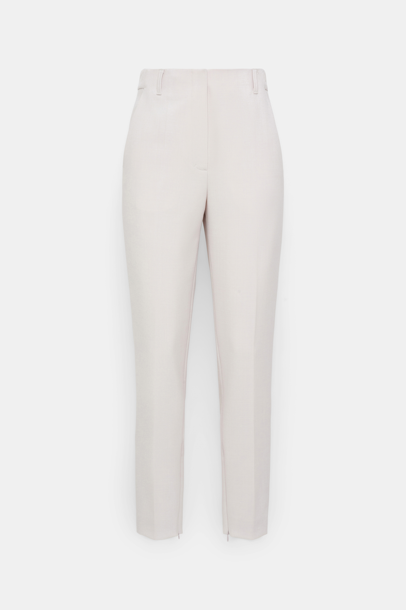 Dorothee Schumacher WOOL-MIX CIGARETTE PANTS pearl sand