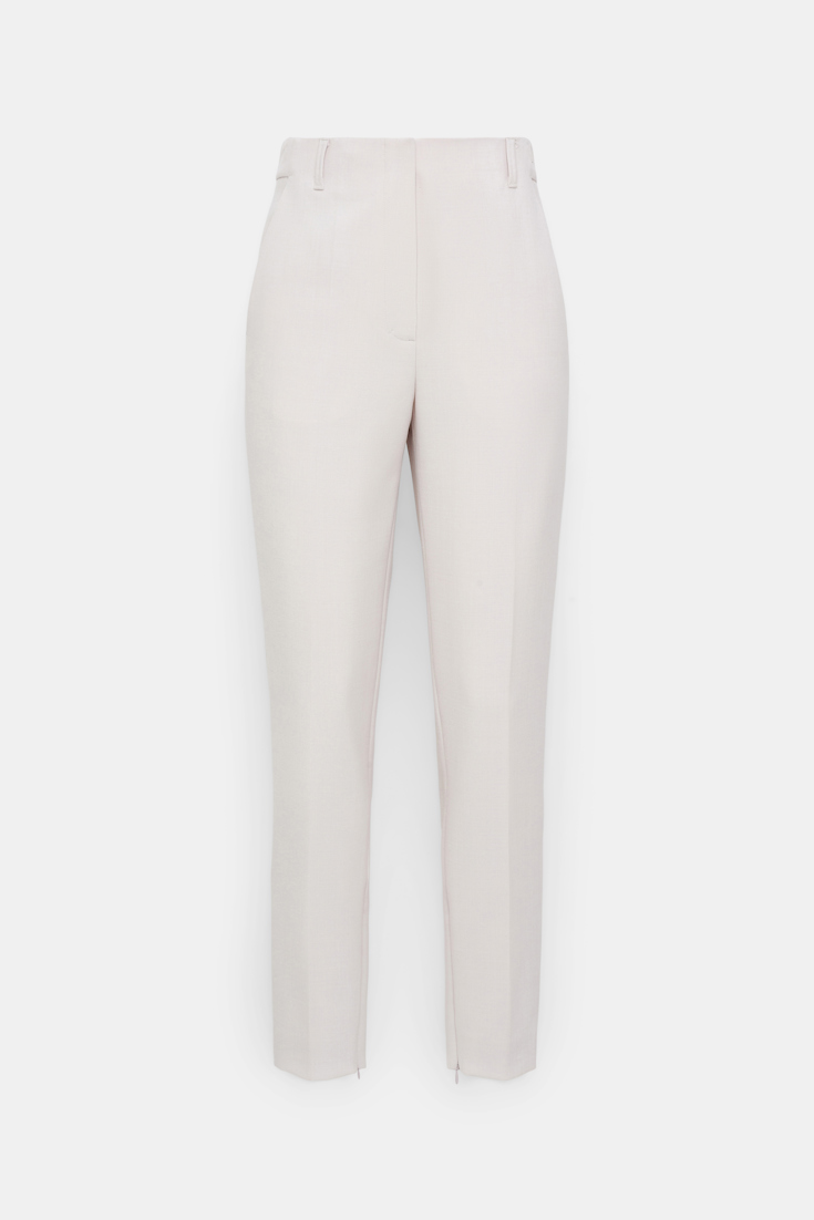 Dorothee Schumacher ZIGARETTENHOSE AUS WOLLMIX pearl sand