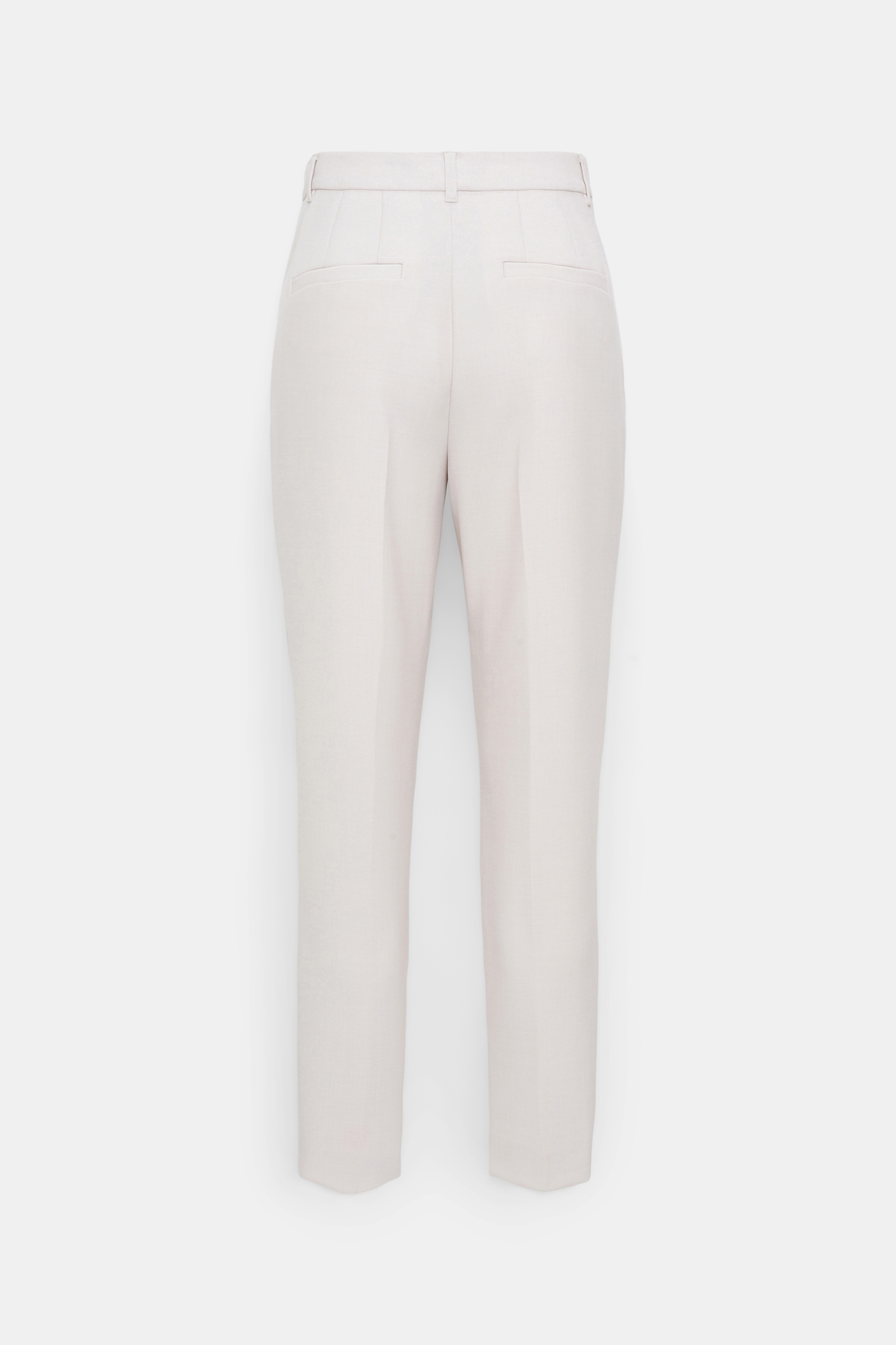 Dorothee Schumacher ZIGARETTENHOSE AUS WOLLMIX pearl sand