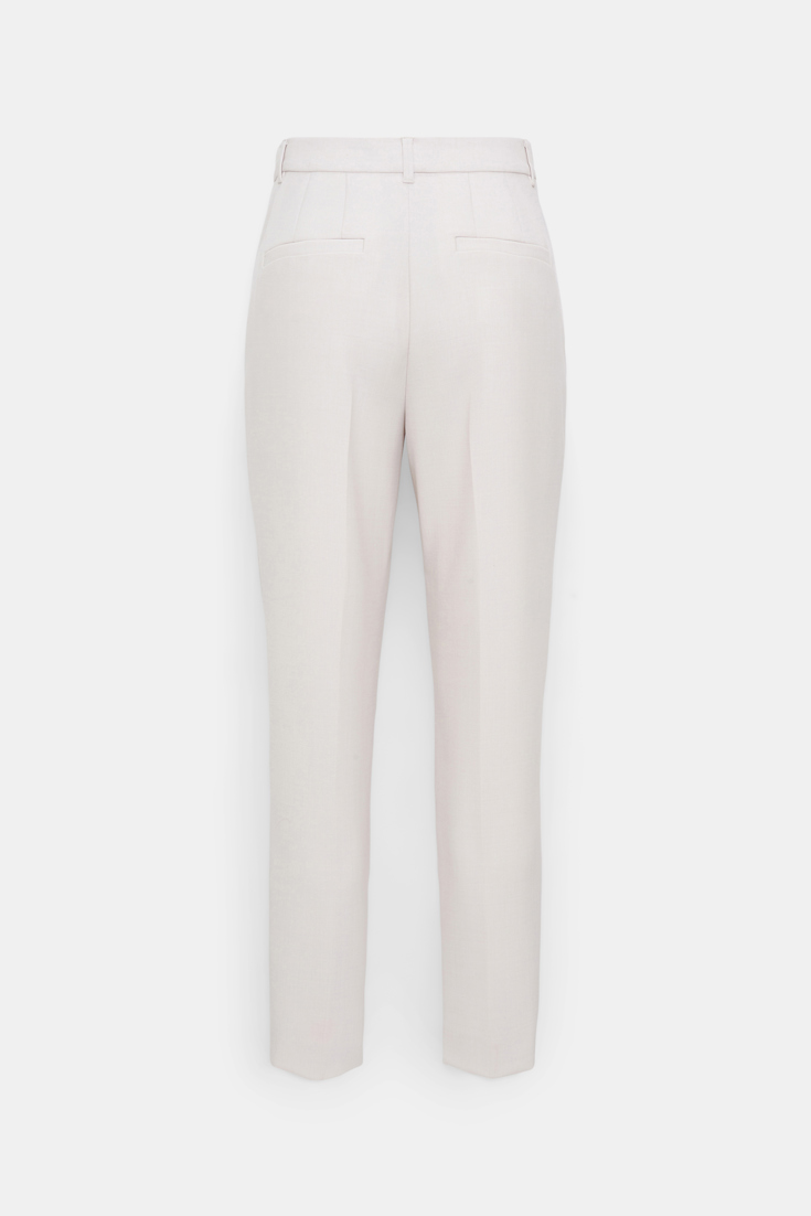 Dorothee Schumacher WOOL-MIX CIGARETTE PANTS pearl sand