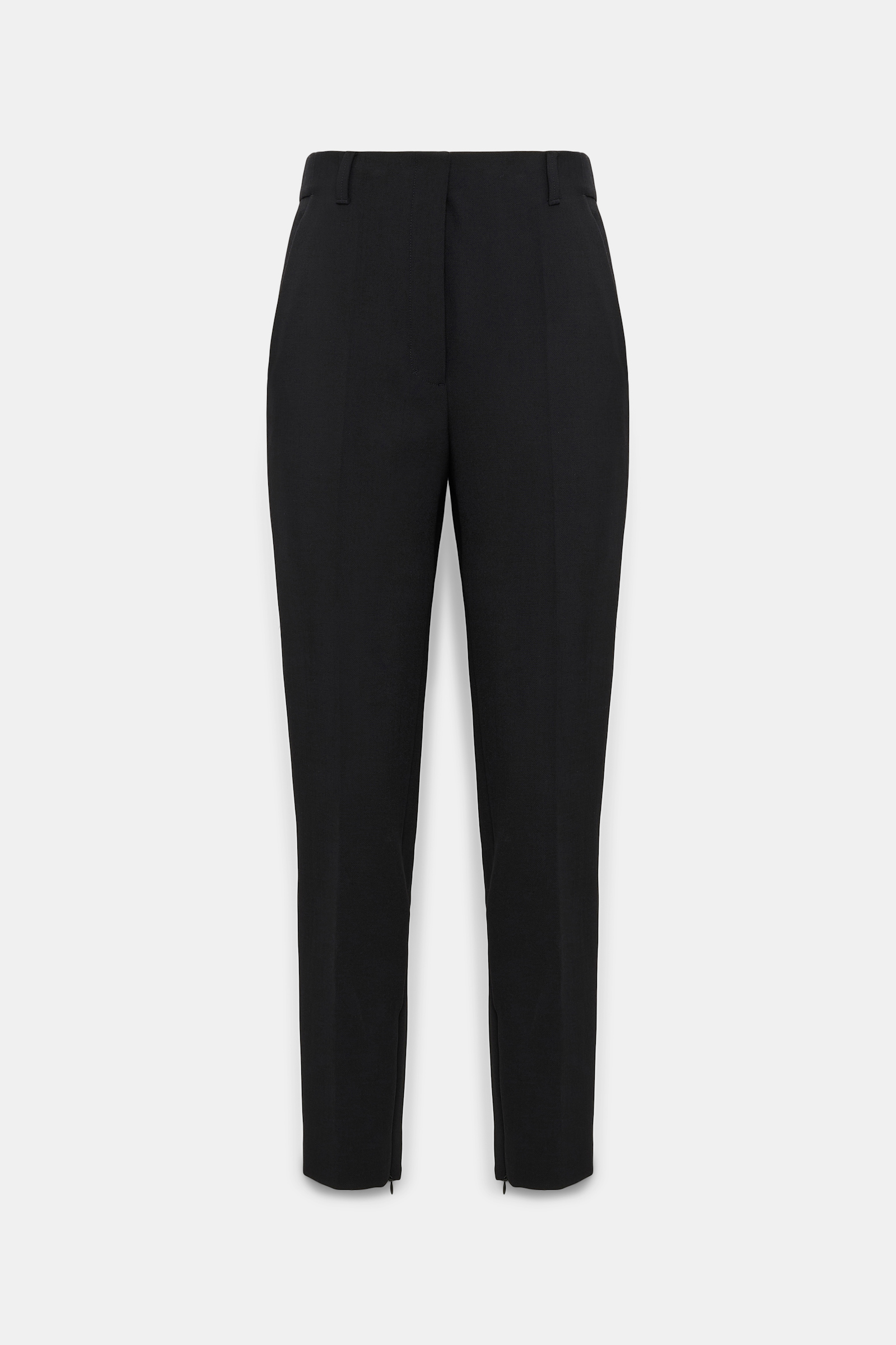 Dorothee Schumacher WOOL-MIX CIGARETTE PANTS pure black