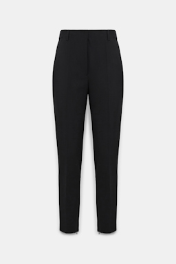 Dorothee Schumacher WOOL-MIX CIGARETTE PANTS pure black