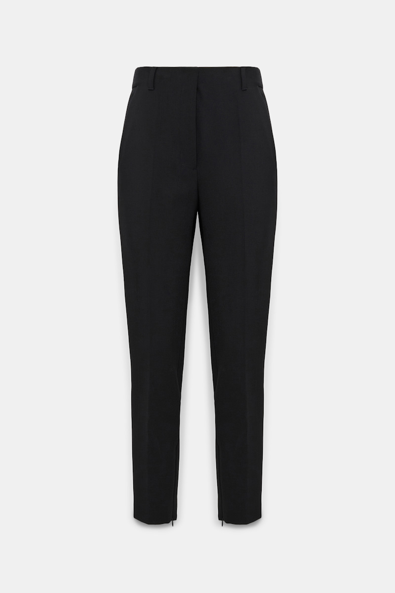 Dorothee Schumacher Women's Black Tailored Cigarette Pants Medium