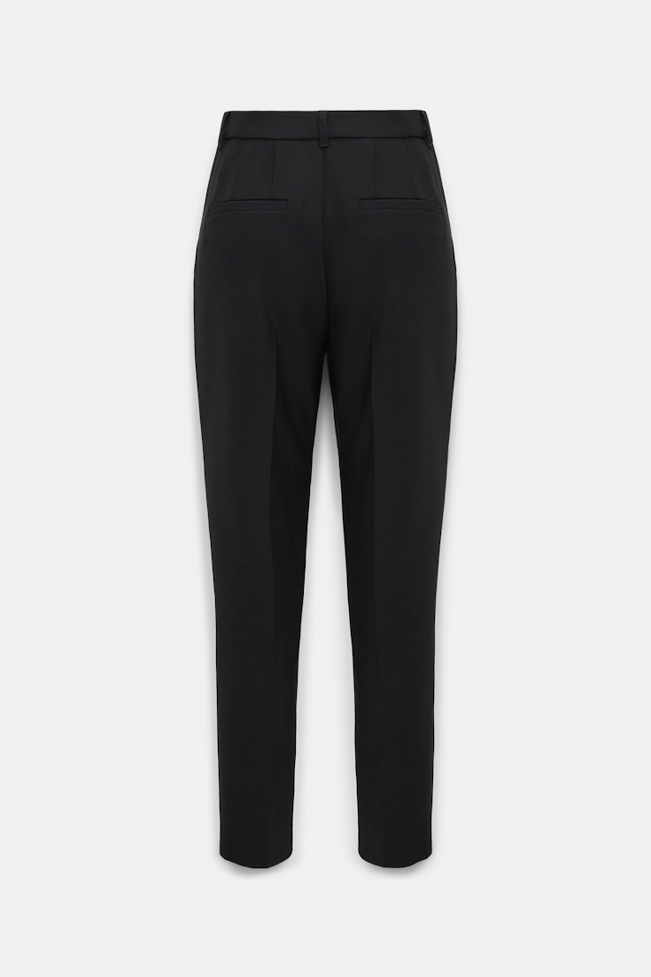 Dorothee Schumacher WOOL-MIX CIGARETTE PANTS pure black