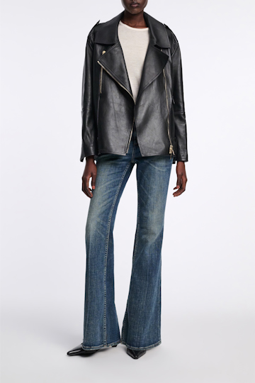 Dorothee Schumacher Bikerjacke aus Nappaleder pure black