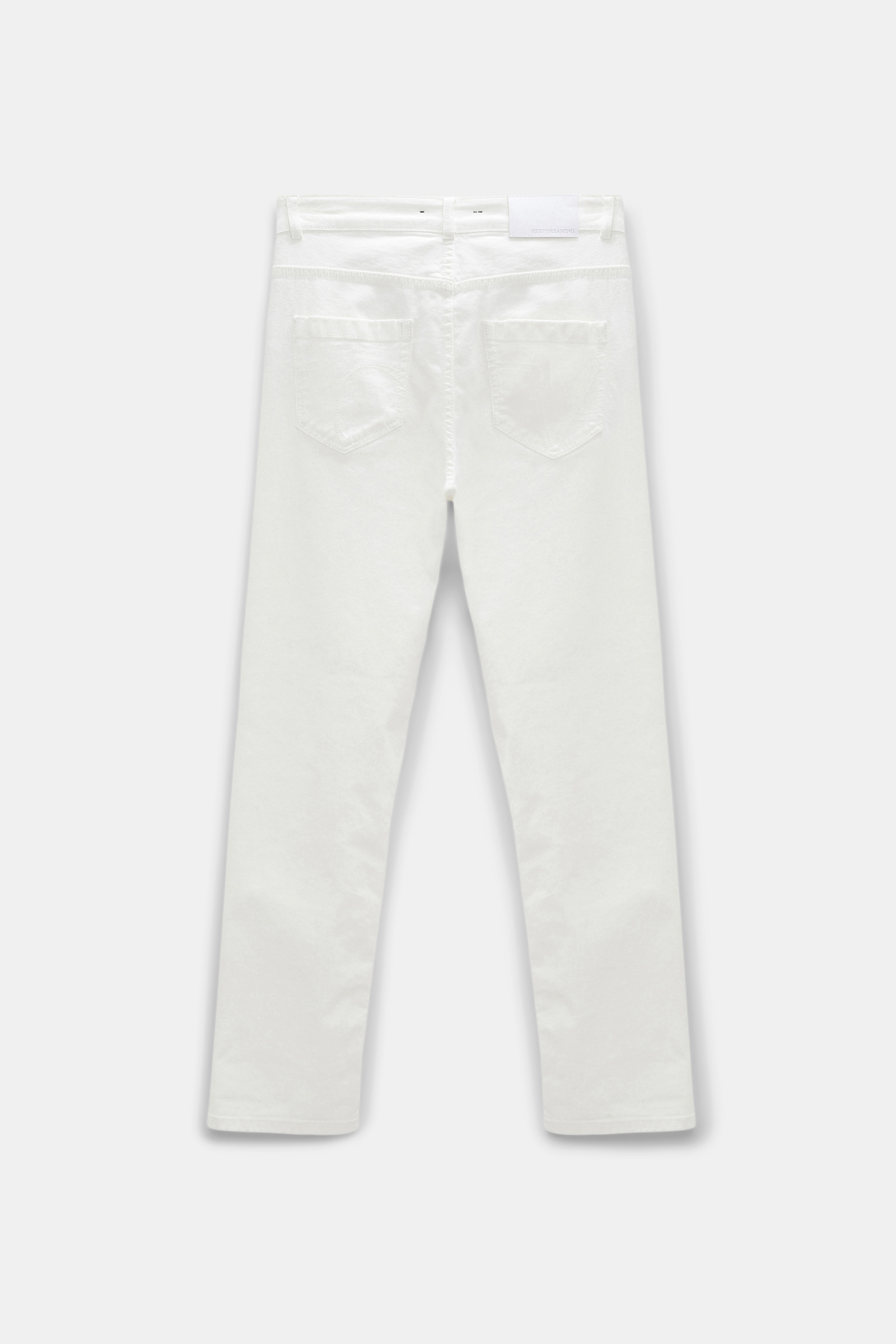 Dorothee Schumacher WEISSE CROPPED JEANS camellia white