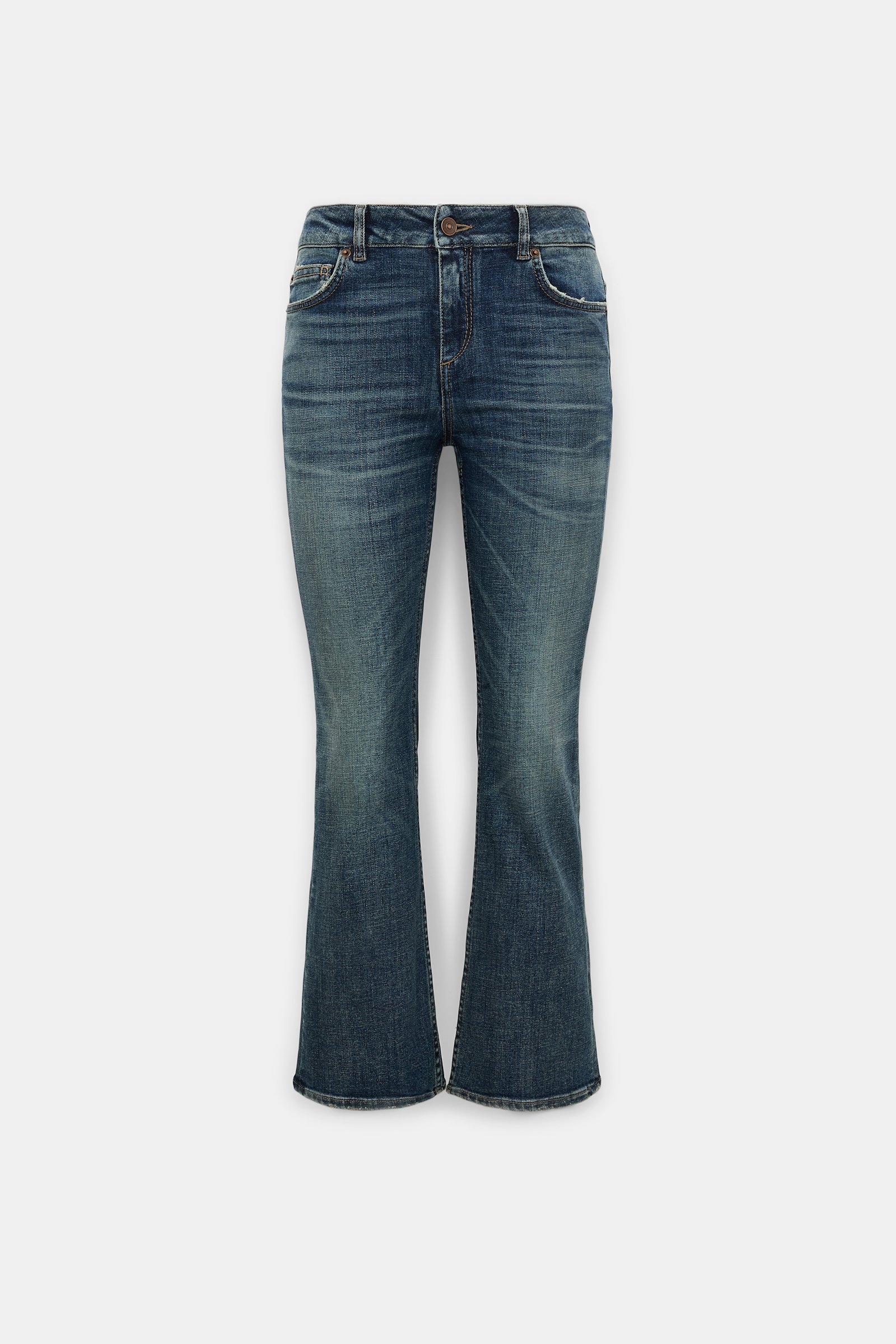 Dorothee Schumacher Cropped flared jeans vintage blue