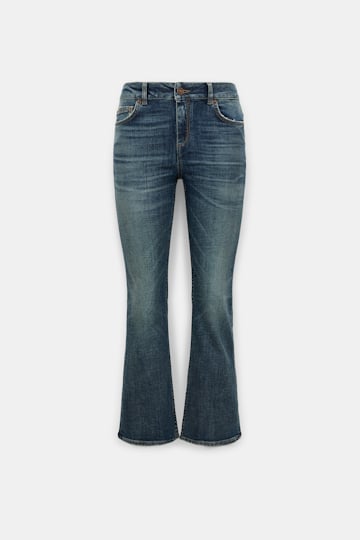 Dorothee Schumacher Cropped flared jeans vintage blue