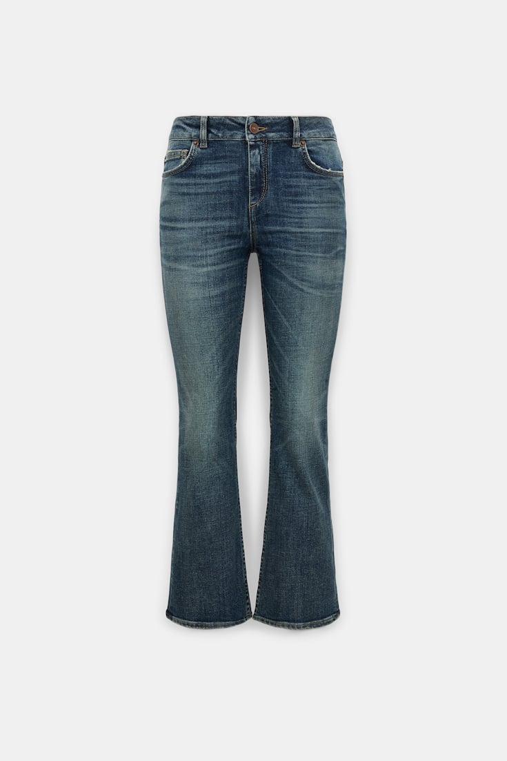Dorothee Schumacher Cropped flared jeans vintage blue