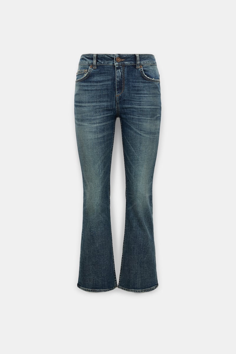 Shop Dorothee Schumacher Cropped Flared Jeans
