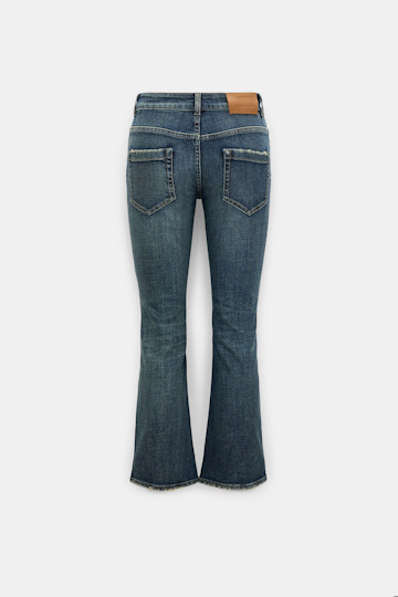Dorothee Schumacher Cropped Jeans mit ausgestelltem Bein vintage blue