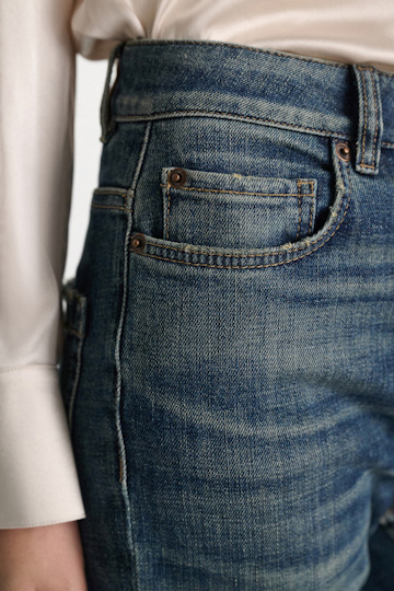 Dorothee Schumacher Flared Jeans vintage blue