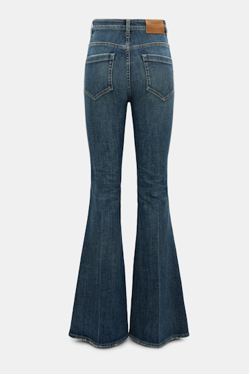Dorothee Schumacher Flared Jeans vintage blue