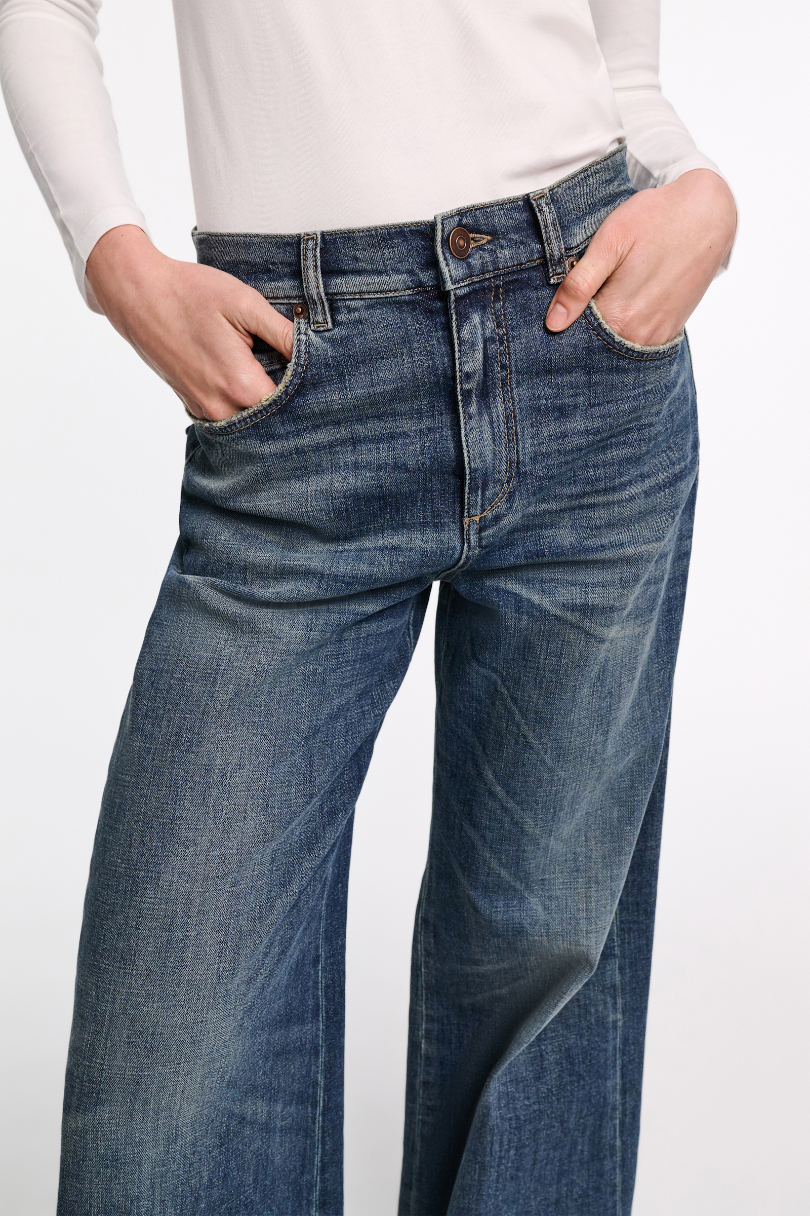 Dorothee Schumacher Wide leg jeans vintage blue