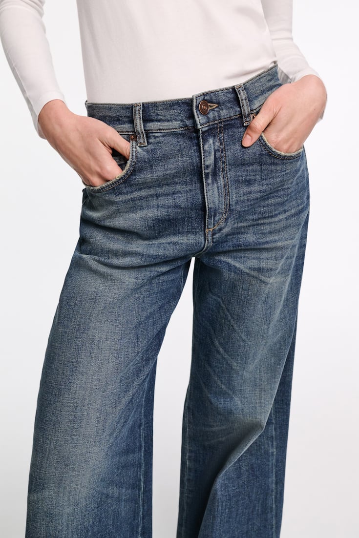 Dorothee Schumacher Wide leg jeans vintage blue