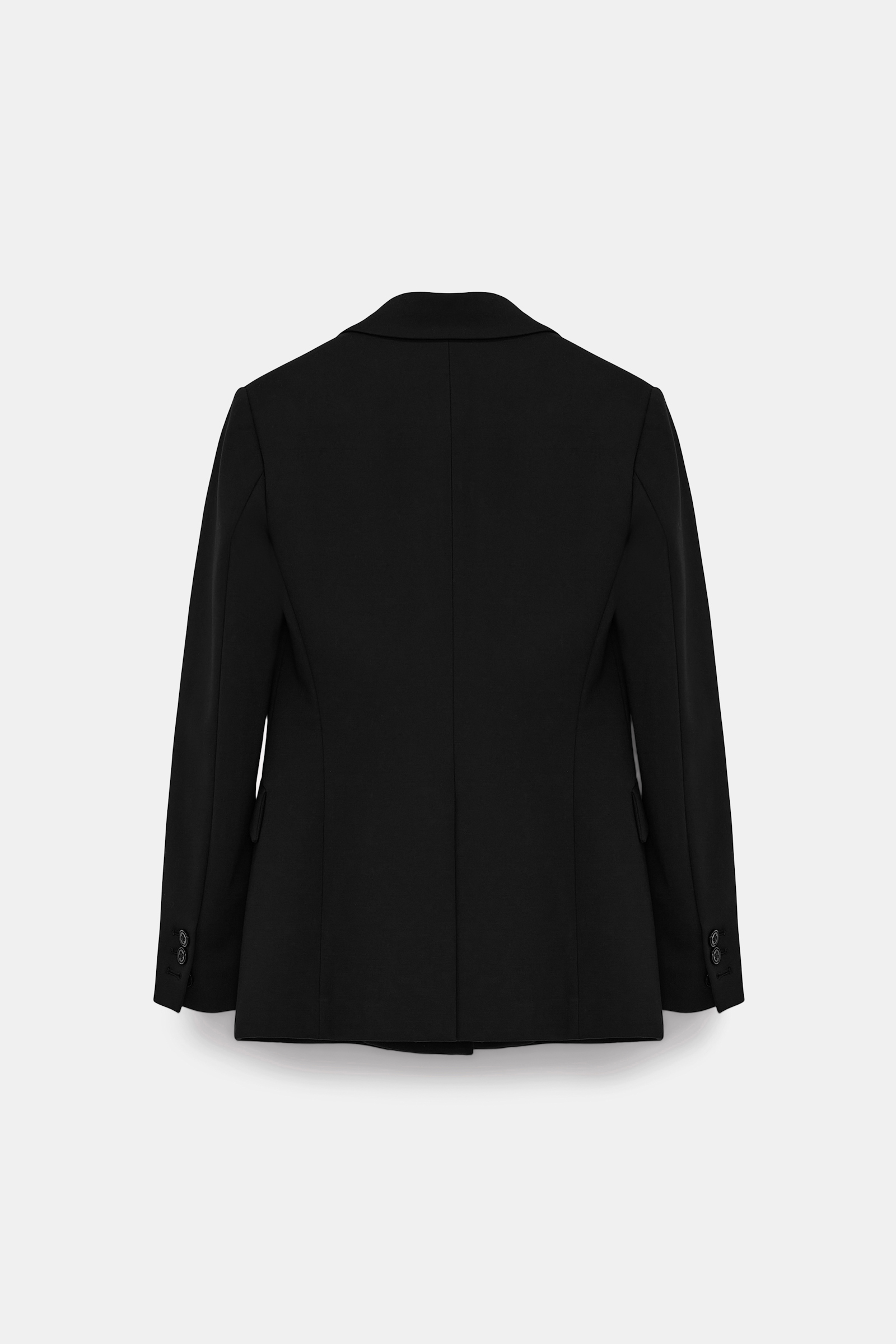 Dorothee Schumacher Double-breasted blazer in Punto Milano pure black