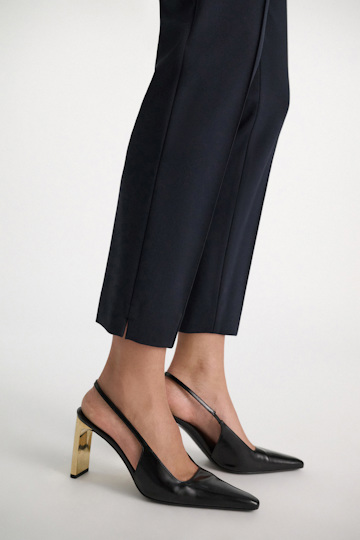 Dorothee Schumacher Zigarettenhose aus Punto Milano dark navy