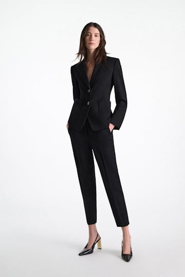 Dorothee Schumacher Zigarettenhose aus Punto Milano pure black