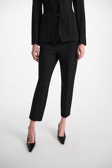Dorothee Schumacher Zigarettenhose aus Punto Milano pure black