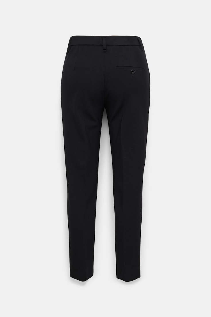 Dorothee Schumacher CIGARETTE PANTS IN PUNTO MILANO pure black