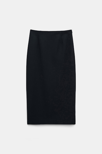 Dorothee Schumacher PENCIL SKIRT IN PUNTO MILANO dark navy