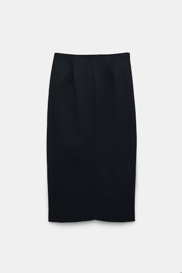 Dorothee Schumacher Bleistiftrock aus Punto Milano dark navy