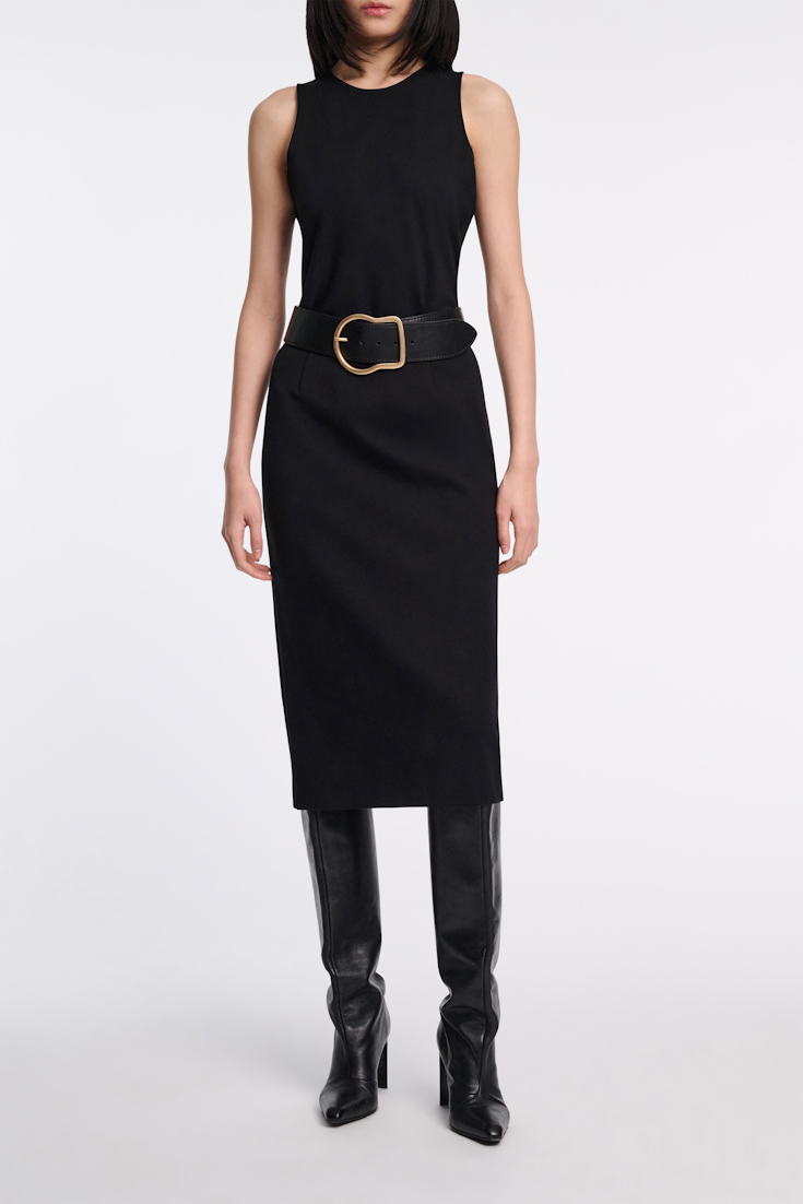 Dorothee Schumacher Pencil skirt in Punto Milano pure black