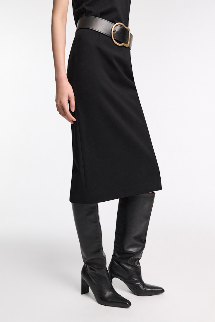 Dorothee Schumacher Pencil skirt in Punto Milano pure black