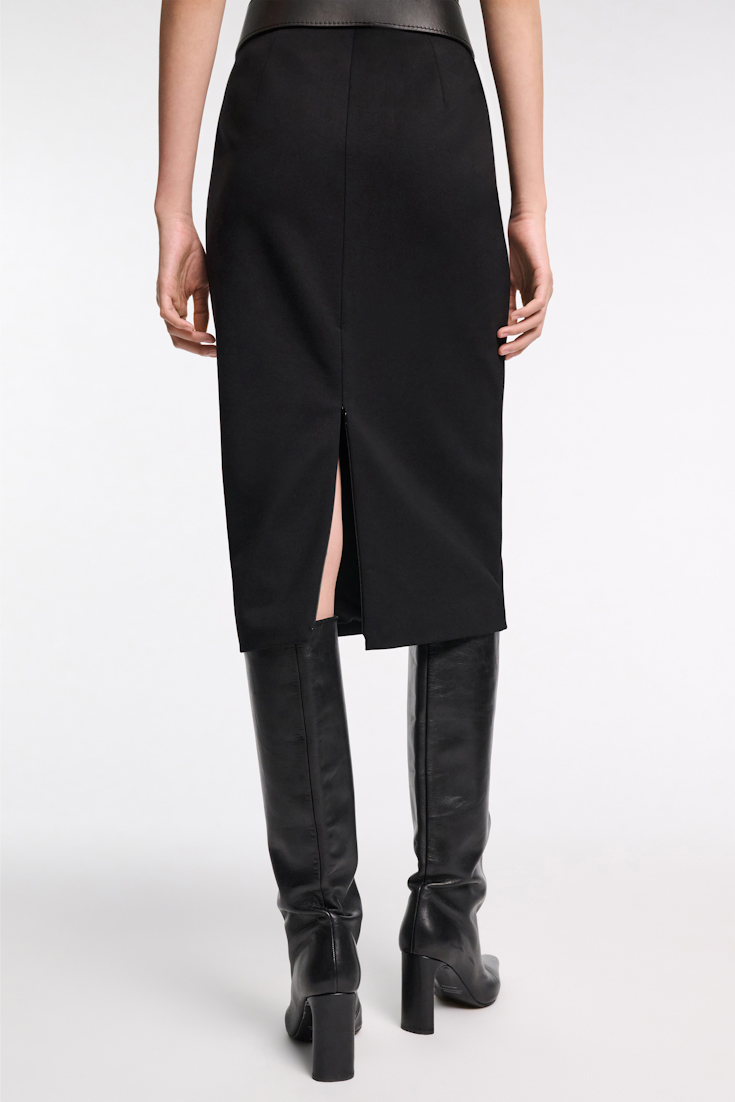 Dorothee Schumacher Pencil skirt in Punto Milano pure black