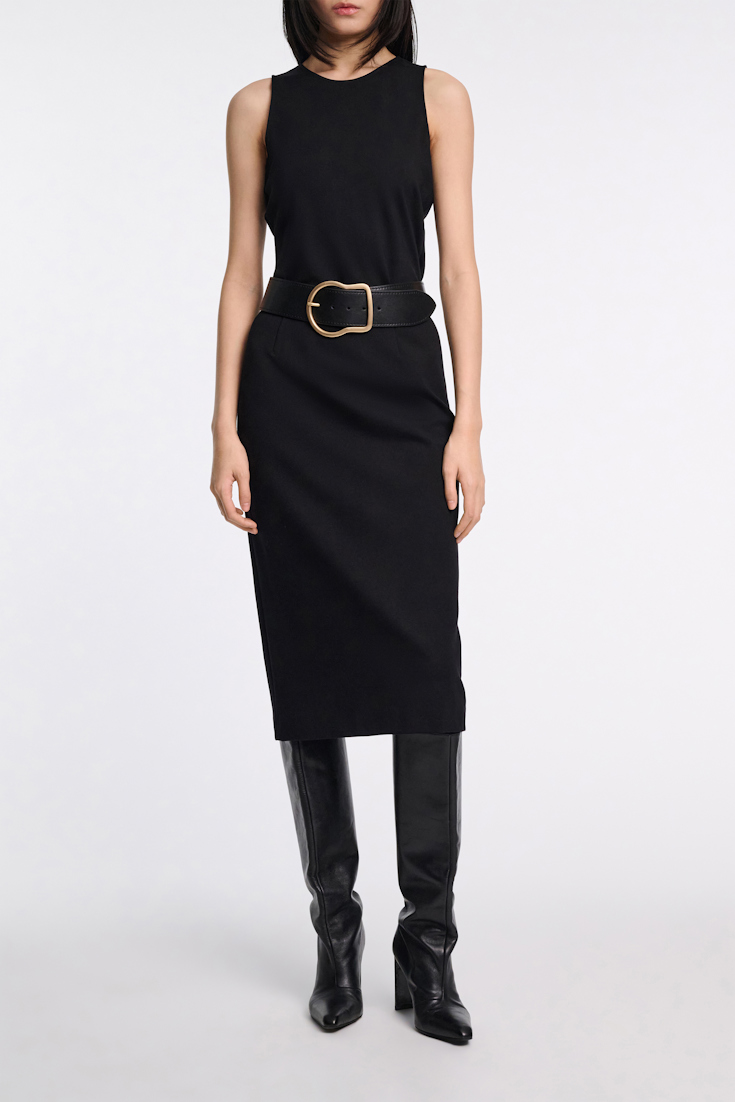 Dorothee Schumacher Top aus leichtem Punto Milano pure black