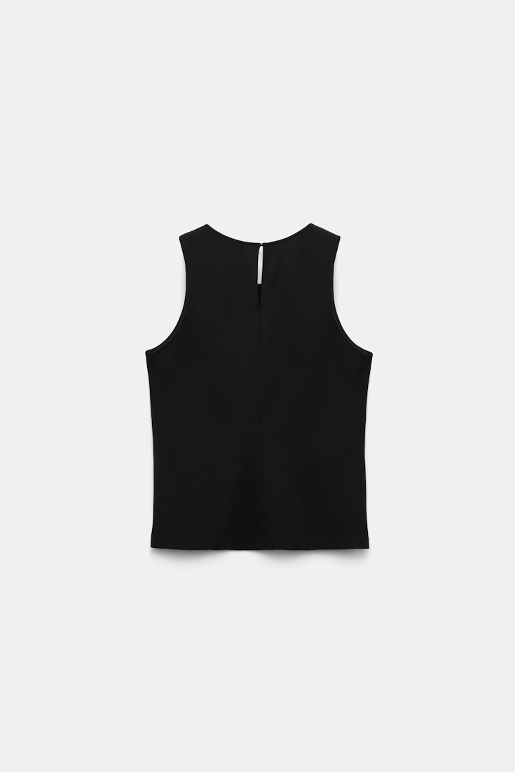 Dorothee Schumacher Top aus leichtem Punto Milano pure black