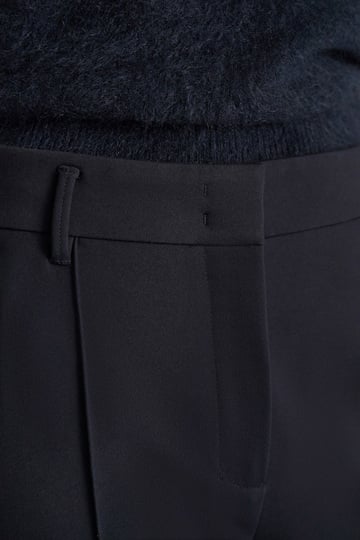 Dorothee Schumacher Flared pants in Punto Milano dark navy