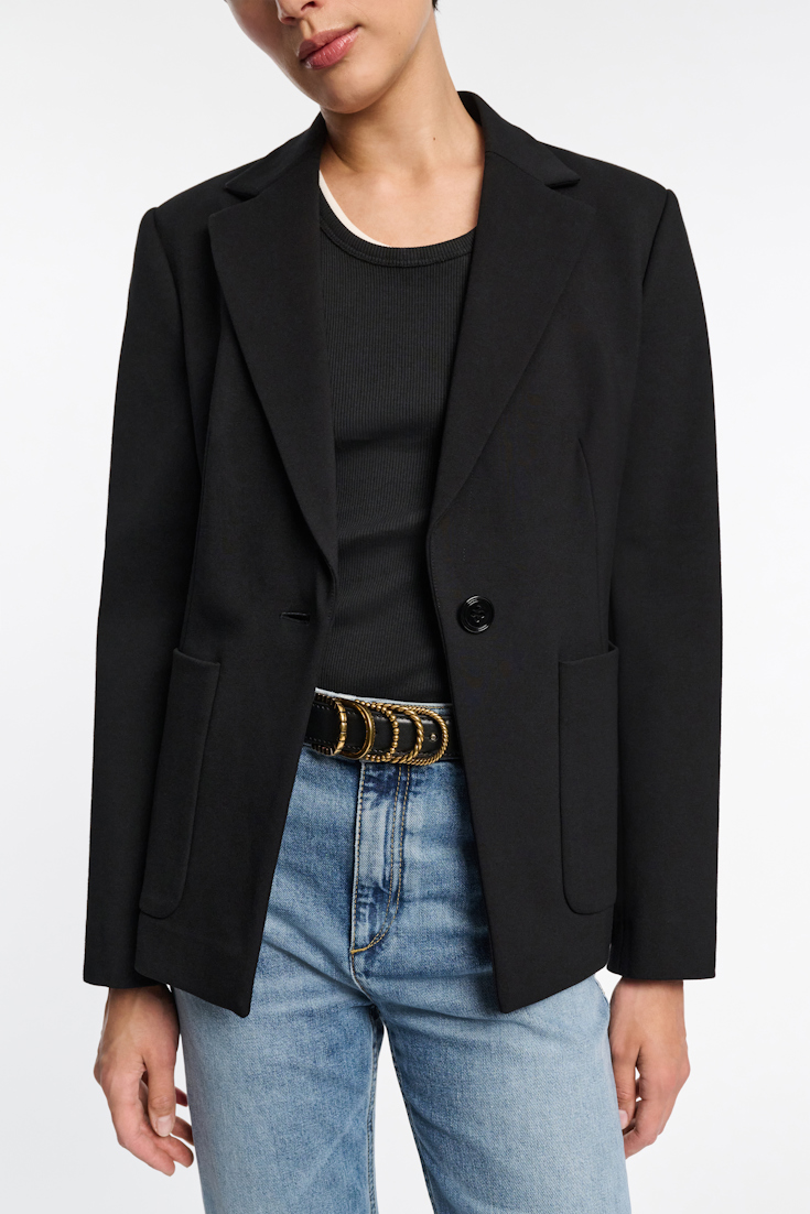 Dorothee Schumacher BLAZER AUS PUNTO MILANO pure black